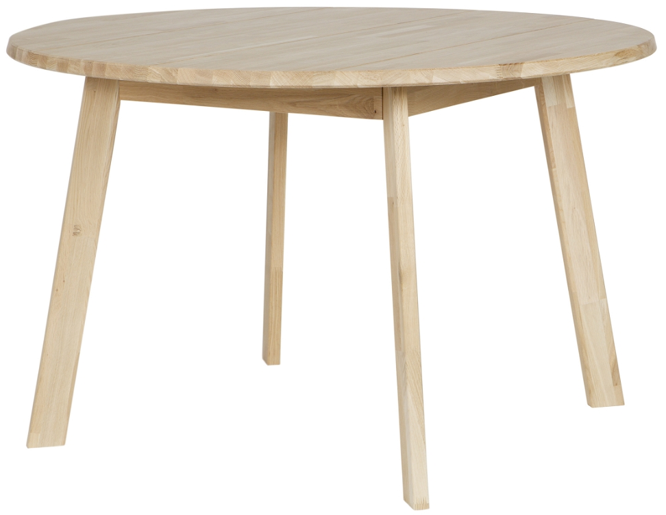Spisebord Woood Disc   Fsc-certificeret Egetræ ø120 Cm  Natur  Rundt