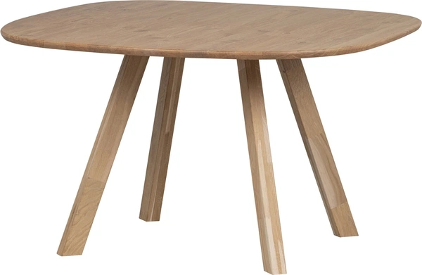 Spisebord Woood Tablo Plankebord Rund Fsc-certificeret Egetræ ø130 Natur