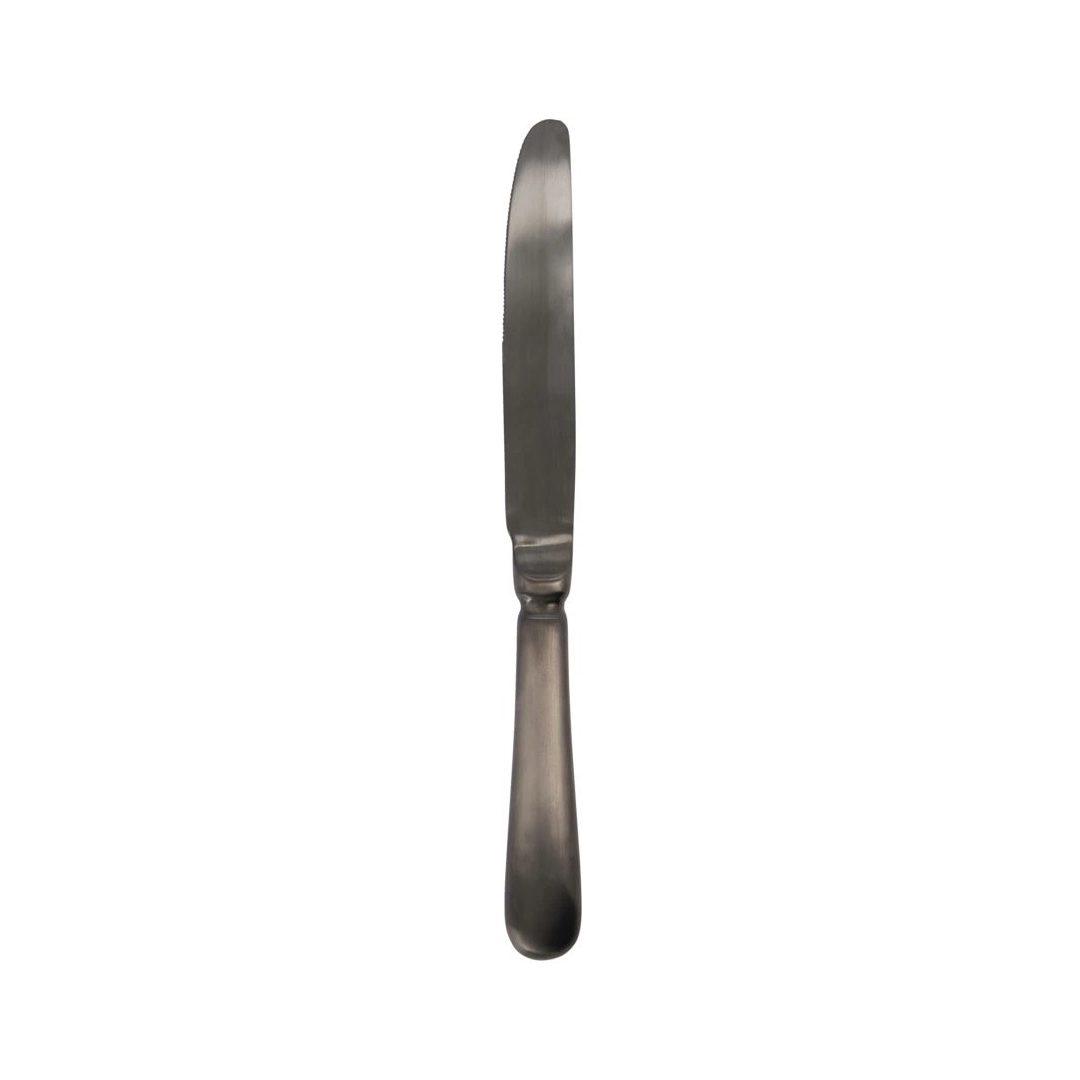 Spisekniv House Doctor Lery Gunmetal Rustfrit Stål L24 Cm