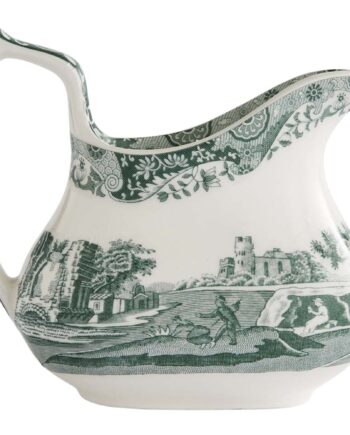 Spode Heritage Green Italian Mælkekande 22 Cl  Grøn Hvid