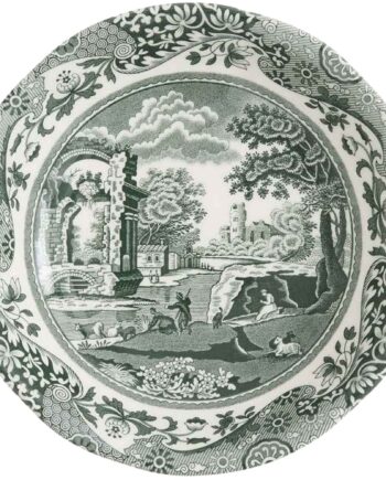 Spode Heritage Green Italian Skål 15 Cm  Grøn Hvid