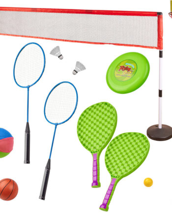 Sportssæt  - -  Badminton Basketball Volleyball Tennis Frisbee
