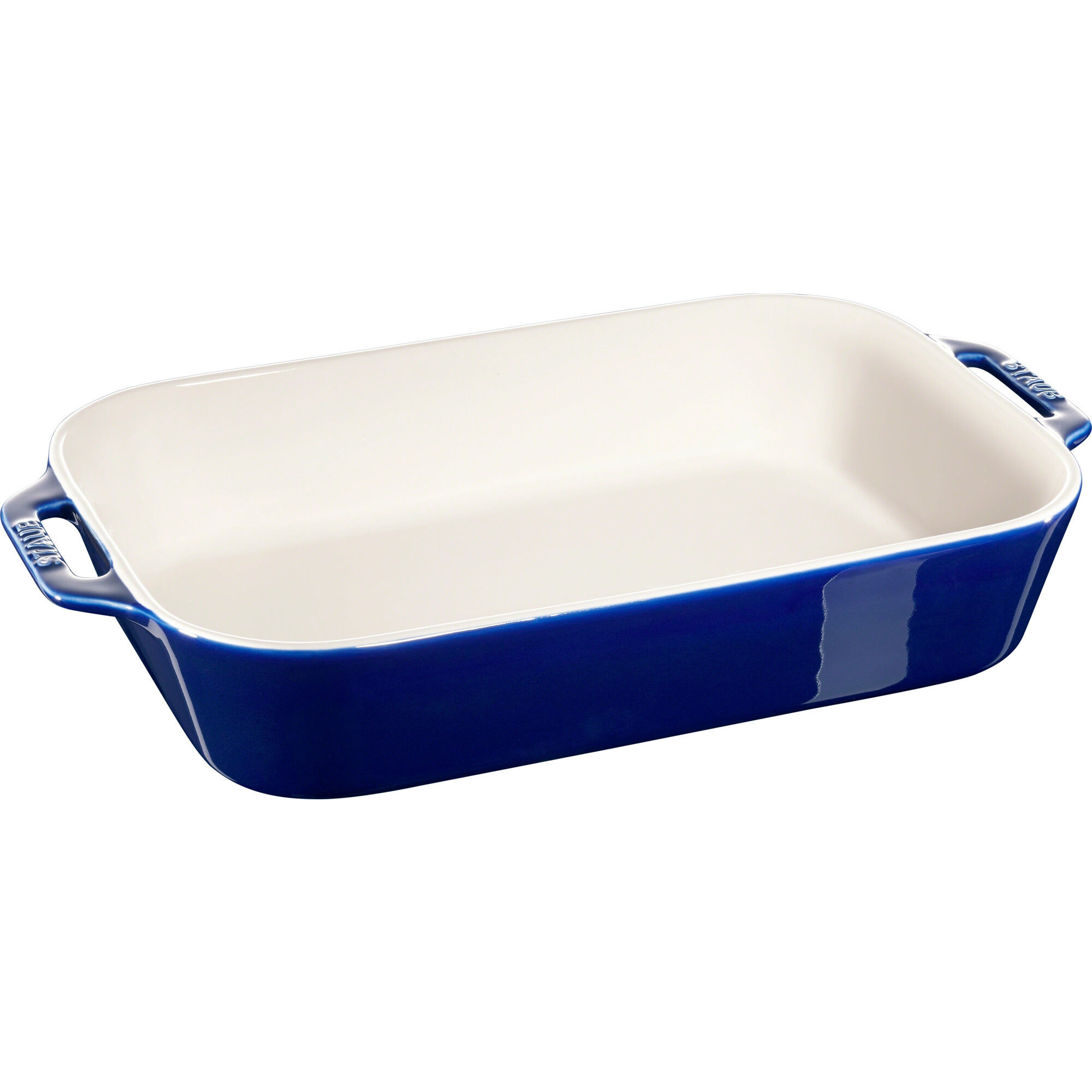 Staub Rektangulær Ovnfast Fad 34 24 Cm Blå