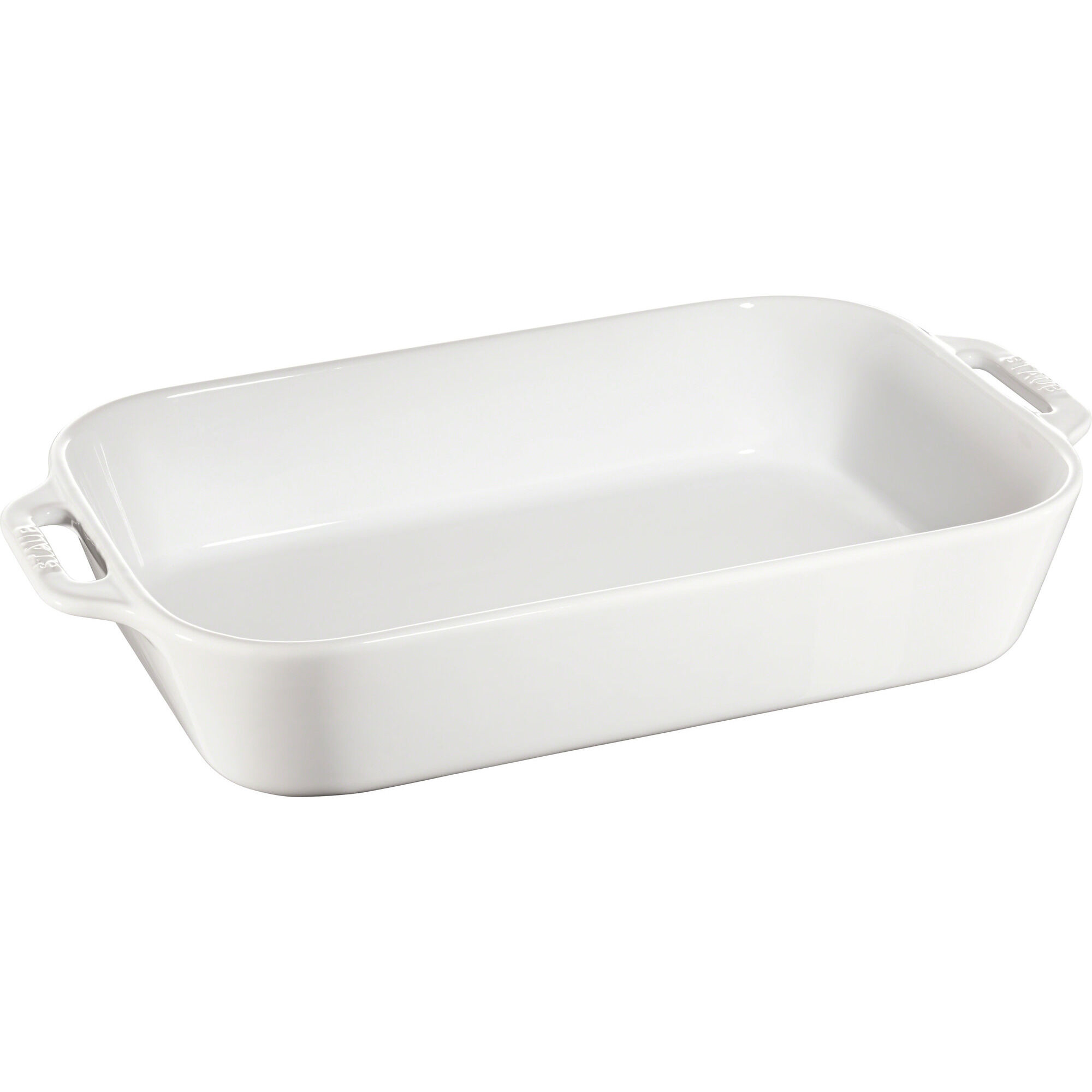 Staub Rektangulær Ovnfast Fad 34 24 Cm Hvid
