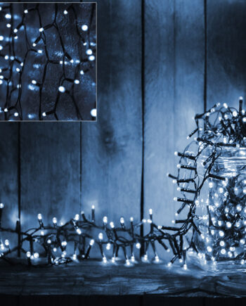 String Lights 10 5m 160 Leds Blå Med Timer
