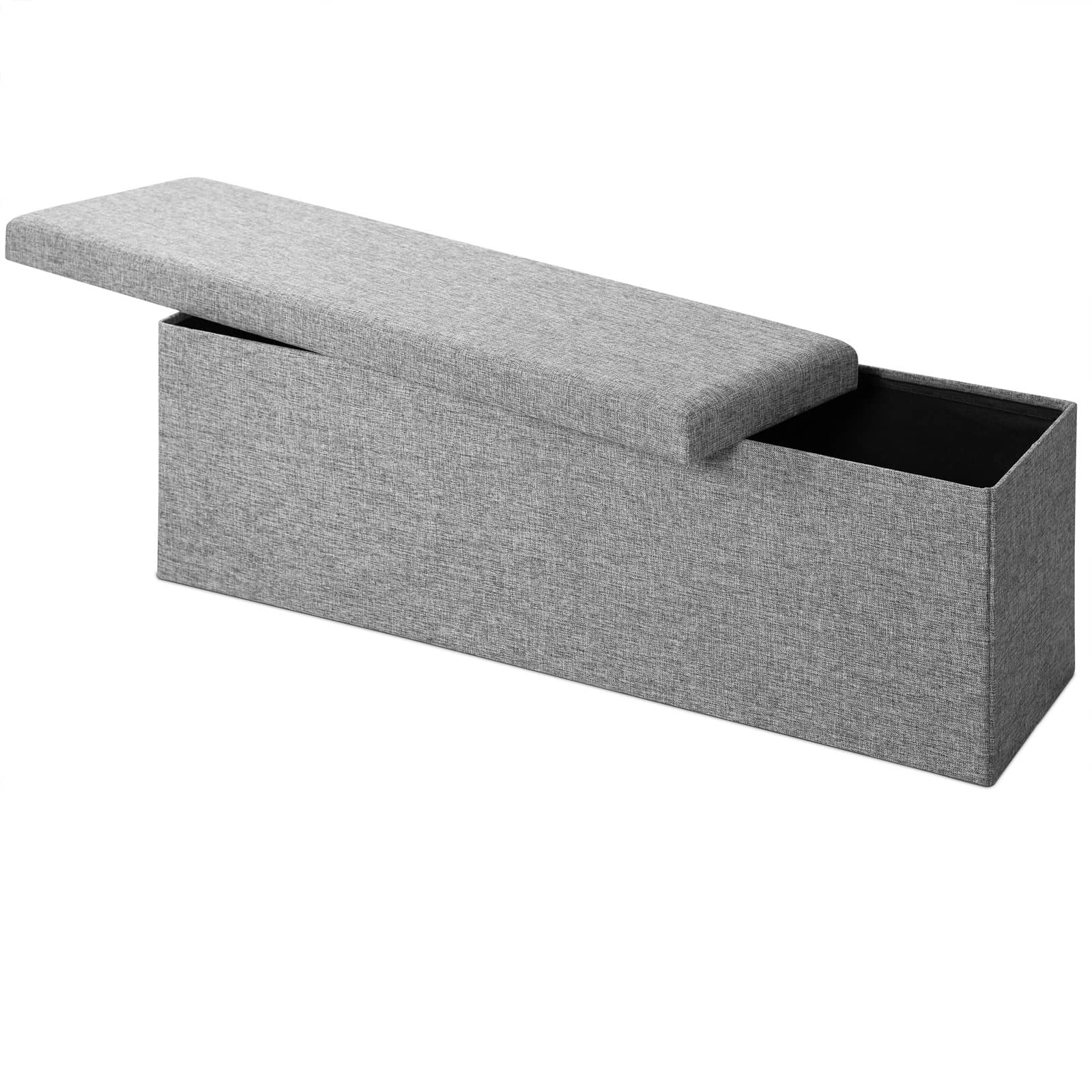 Taburet Bænk Bryst Bænk Sæde Kube Skammel Sæde Bryst Legetøjs Box Bænk  Model:   Grå