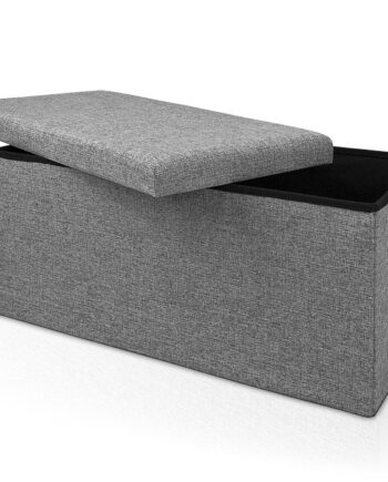 Taburet Bænk Bryst Bænk Sæde Kube Skammel Sæde Bryst Legetøjs Box Bænk  Model:  Grå