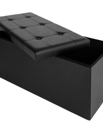 Taburet Bænk Bryst Bænk Sæde Kube Skammel Sæde Bryst Legetøjs Box Bænk  Model:  Sort