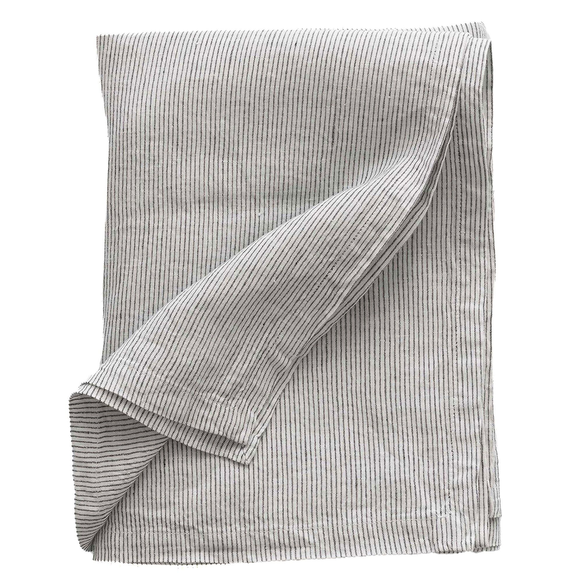 Tell Me More Dug Hør 145 270 Cm Pinstripe