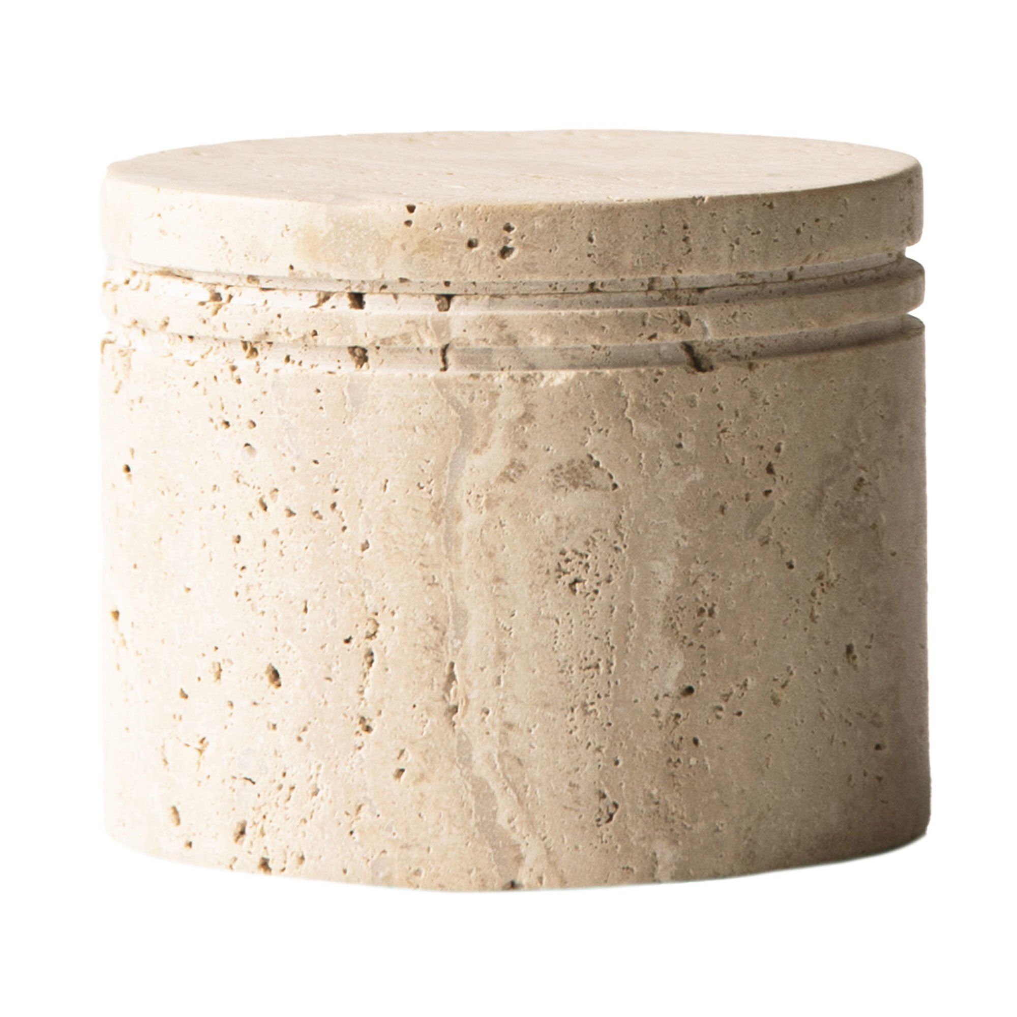 Tell Me More Travertine Opbevaringskrukke 11 Cm