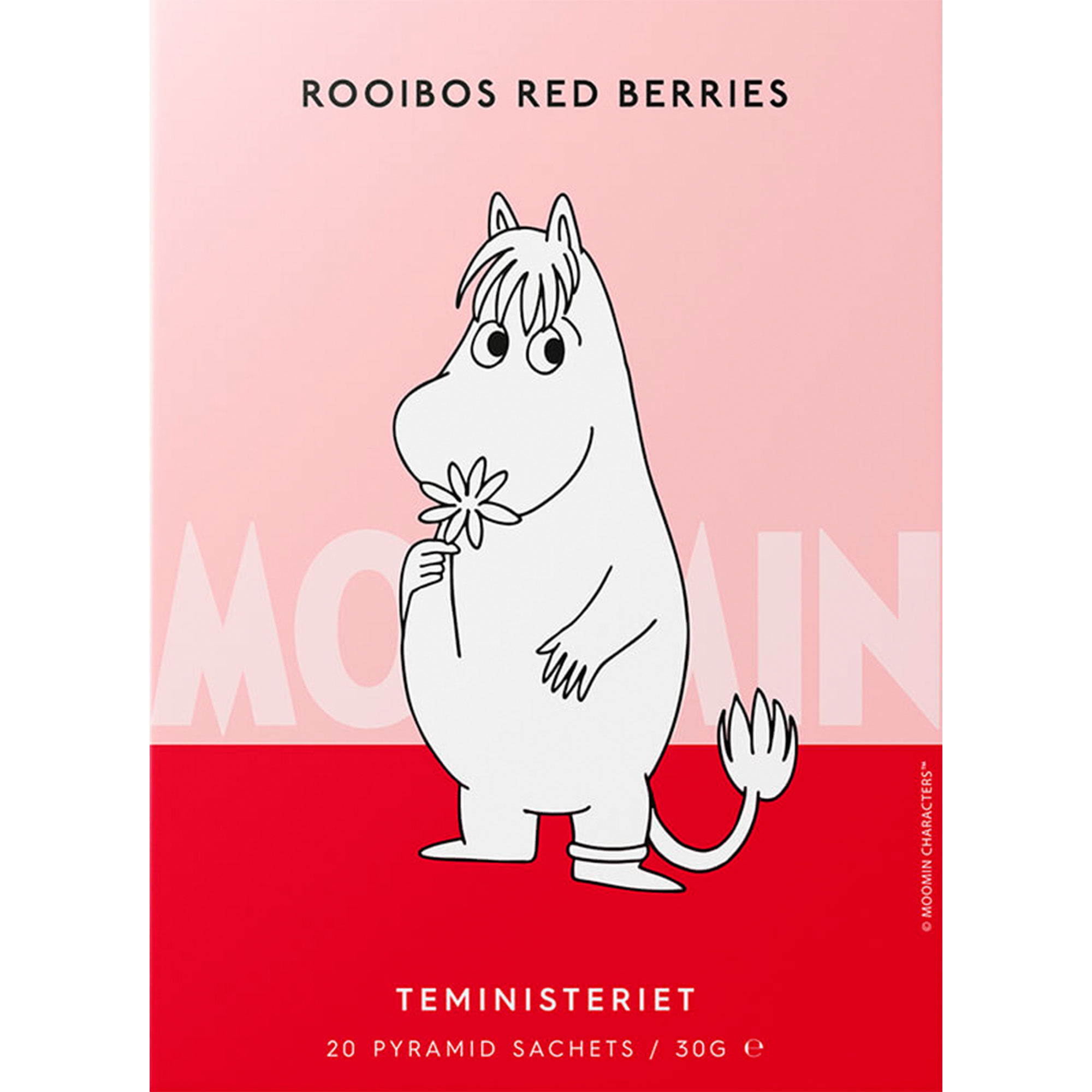 Teministeriet Moomin Rooibos Røde Bær