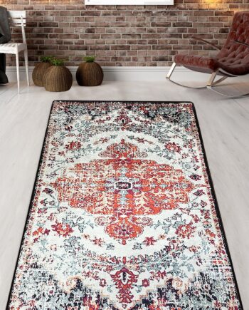 Teppi Adobe Gulvtæppe  Rektangulær Multifarvet Polyester Chenille  160x230