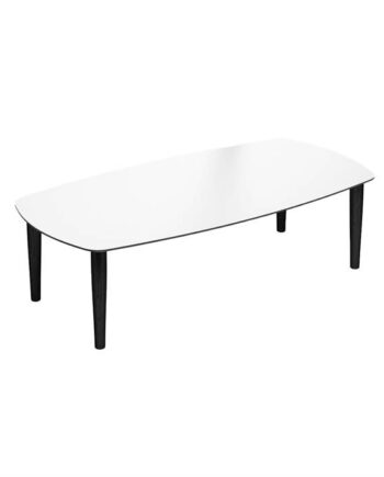 Thomsen Furniture Katrine Sofabord Bådform 68x128 Cm Mørkegrå Stenlook