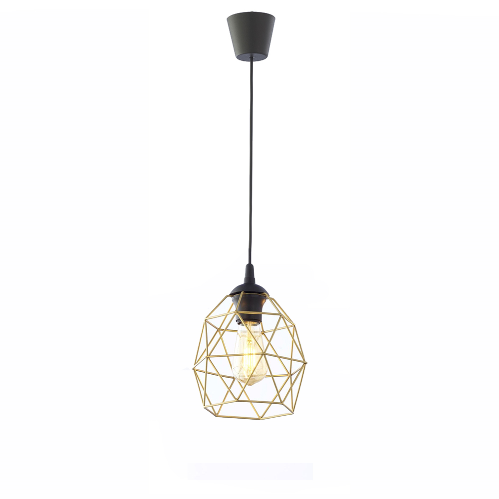 Tk Galaxy Loftlampe Guld Og Sort Metal