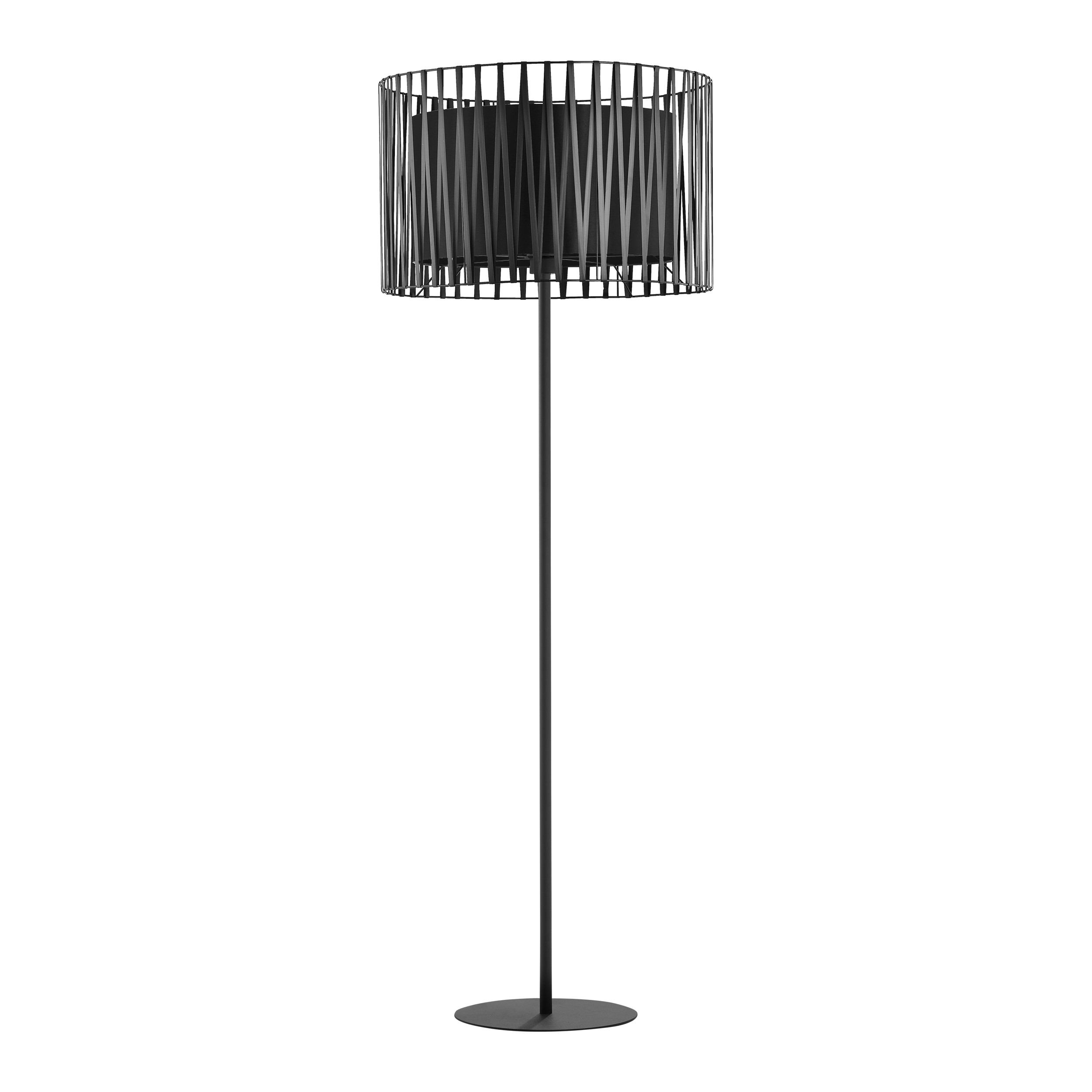 Tk Harmony Gulvlampe Sort Stof Og Metal