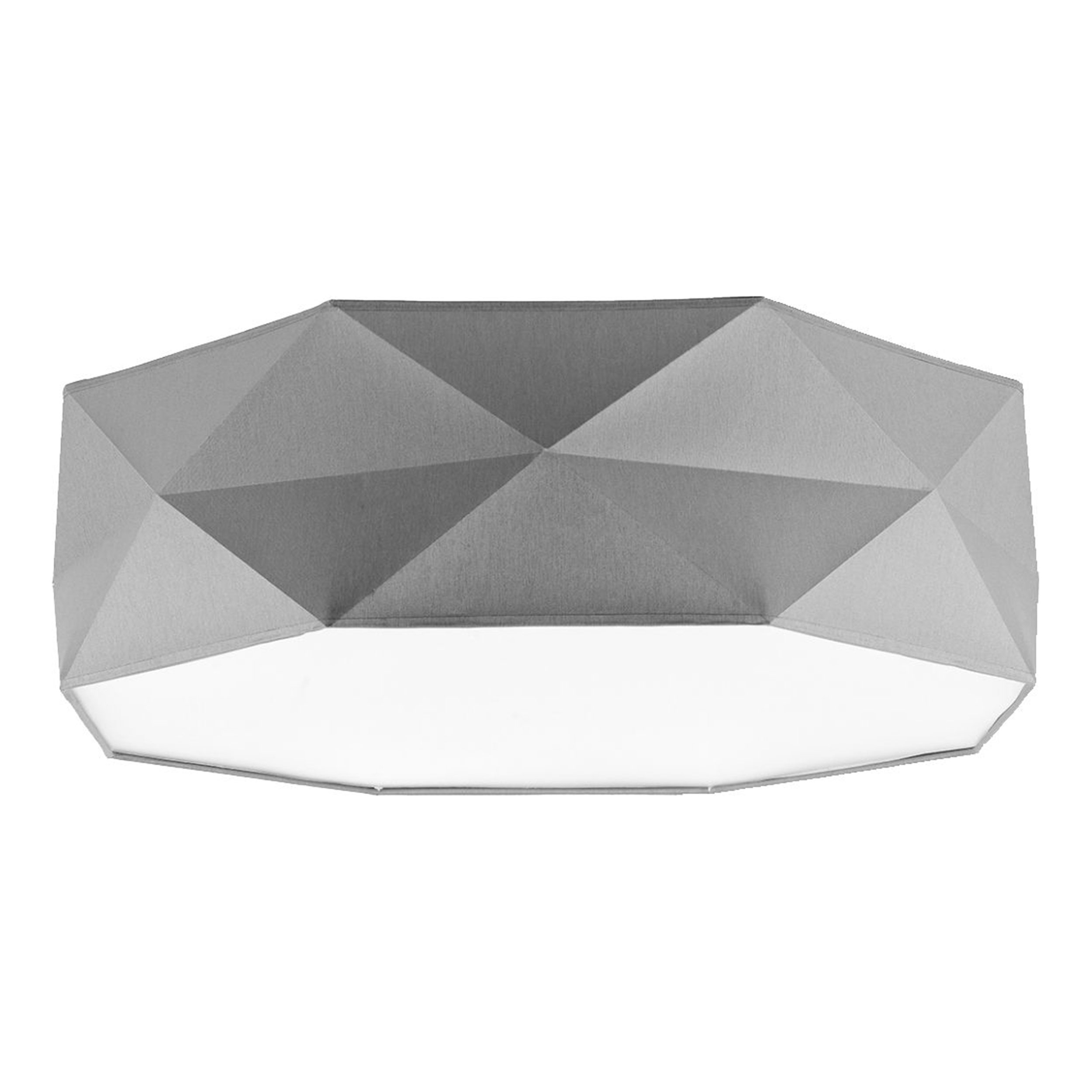 Tk Kantoor 520 Loftlampe Grå Stof Og Hvid Metal