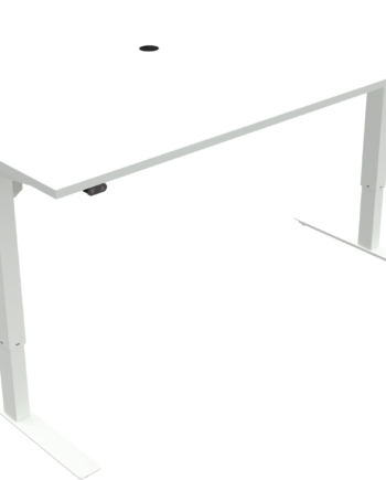 To-bens Hæve- Sænkebord Zennord Updown Hvid 180x80 Cm Sit-stand Bord