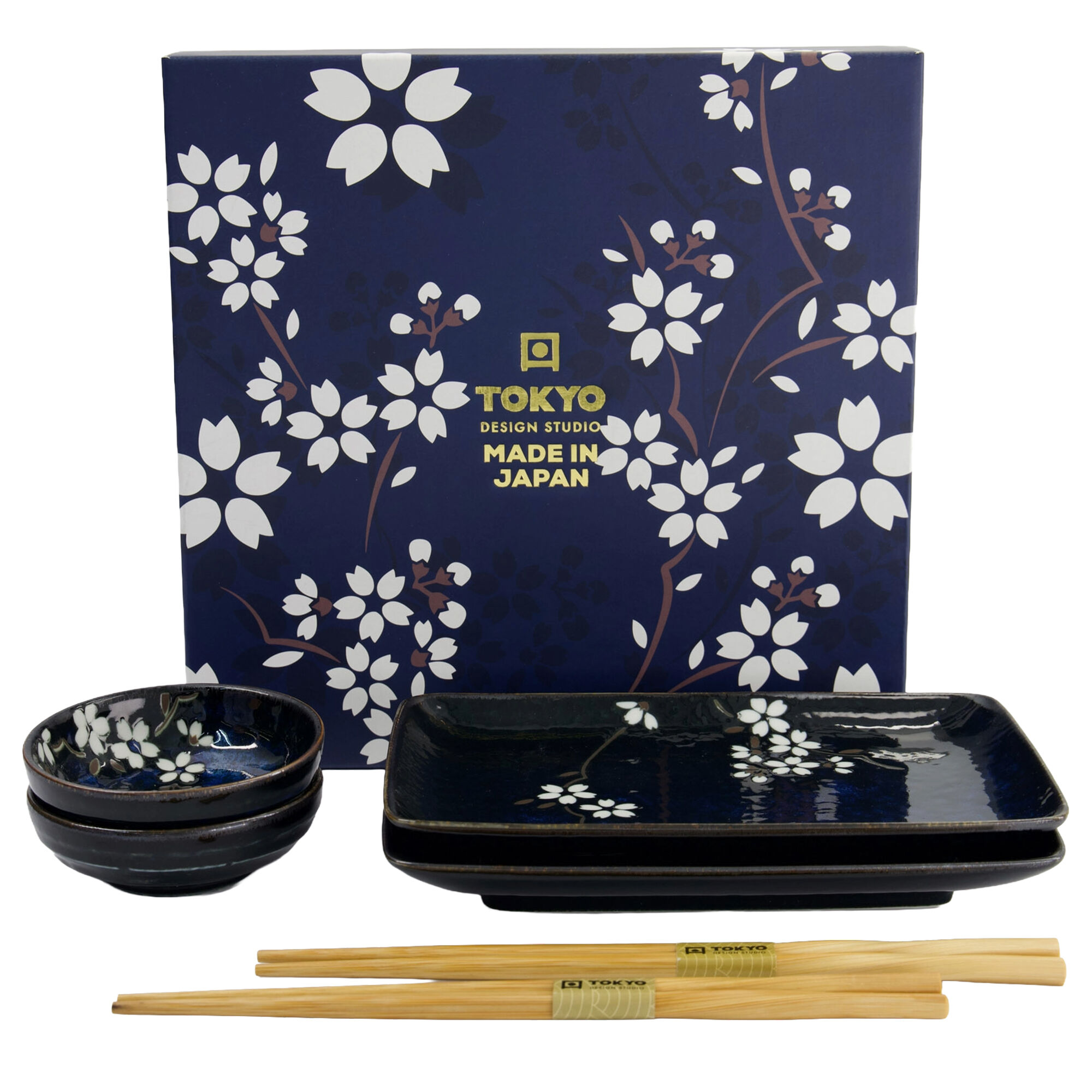 Tokyo Design Studio Sakura Sushisæt   Dele  Cobolt Blue