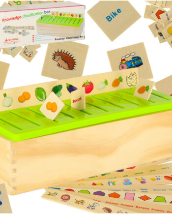 Træ Sorteringspuslespil Match Billeder