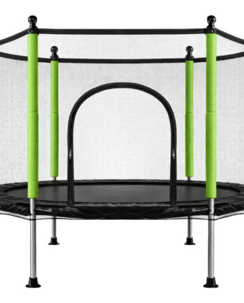 Trampolin Til Hjemmet Og Haven Til Børn  Boldnet 140 Cm  55 Tommer  Grøn