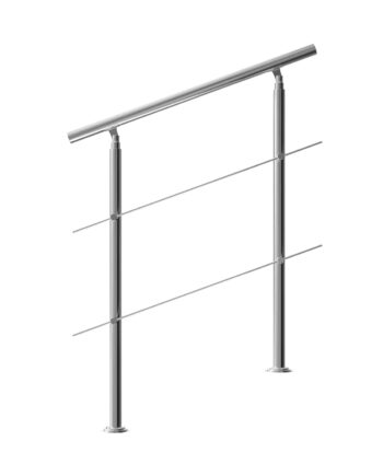 Trappegelænder Rustfrit Stål 100cm   Stivere