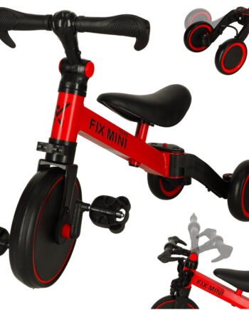 Trike Fix Mini Cross-country Trehjulet Cykel       Med Pedaler Rød