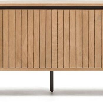 Tv-bord Kave Home Licia   Massivt Mangotræ L200   D43     H55 Cm Natur