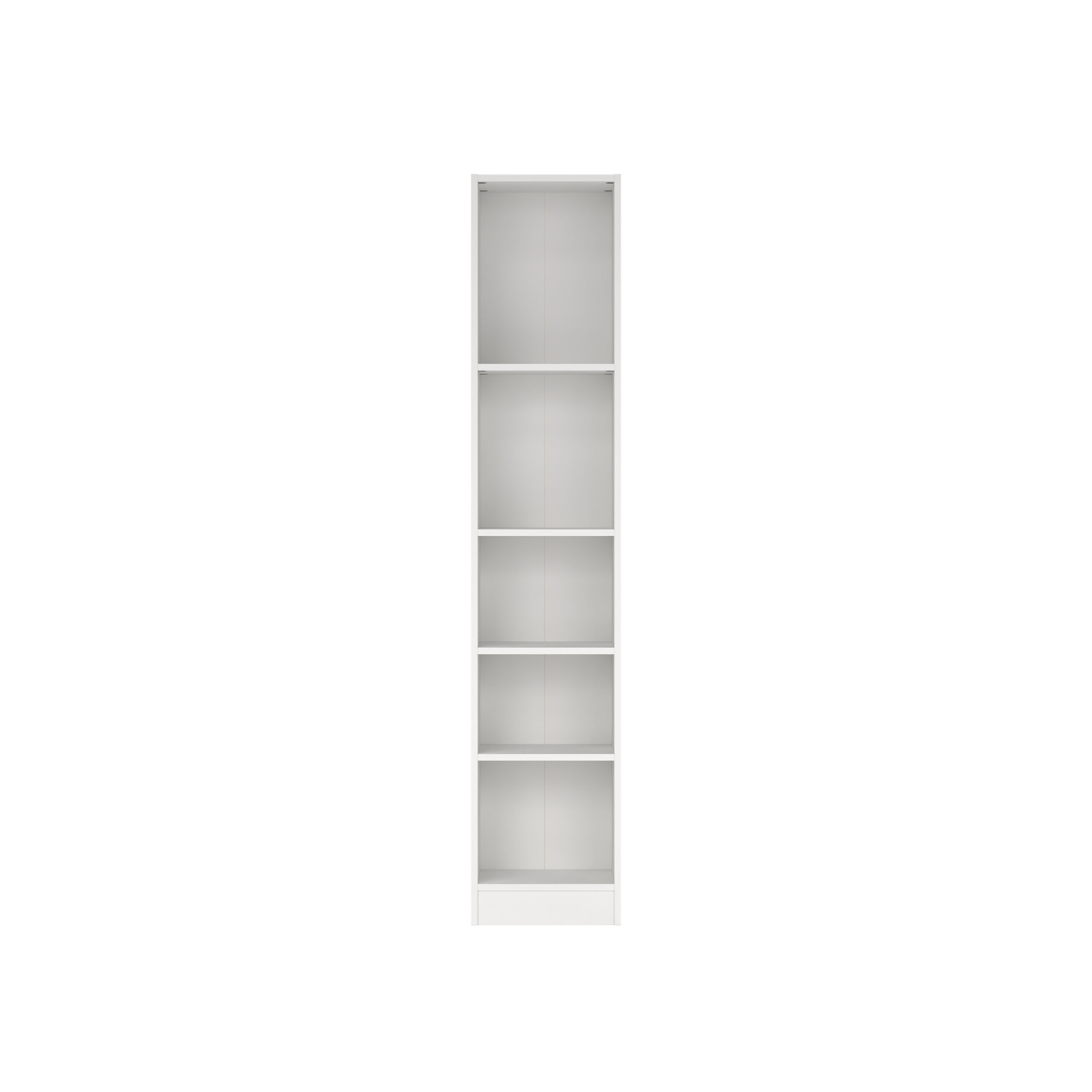 Tvilum Basic Bogkasse Hvid Hylder :203 2cm X40 6cm 26 75cm