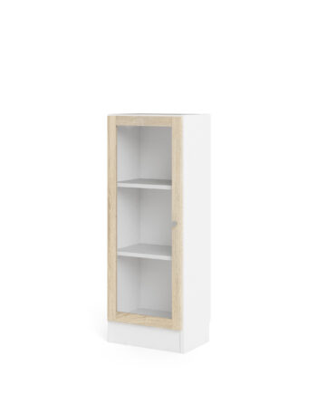 Tvilum Basic Reol Hvid Egetræsstruktur       Låge Og   Hylder  :107 2cm X40 6cm   28 3cm