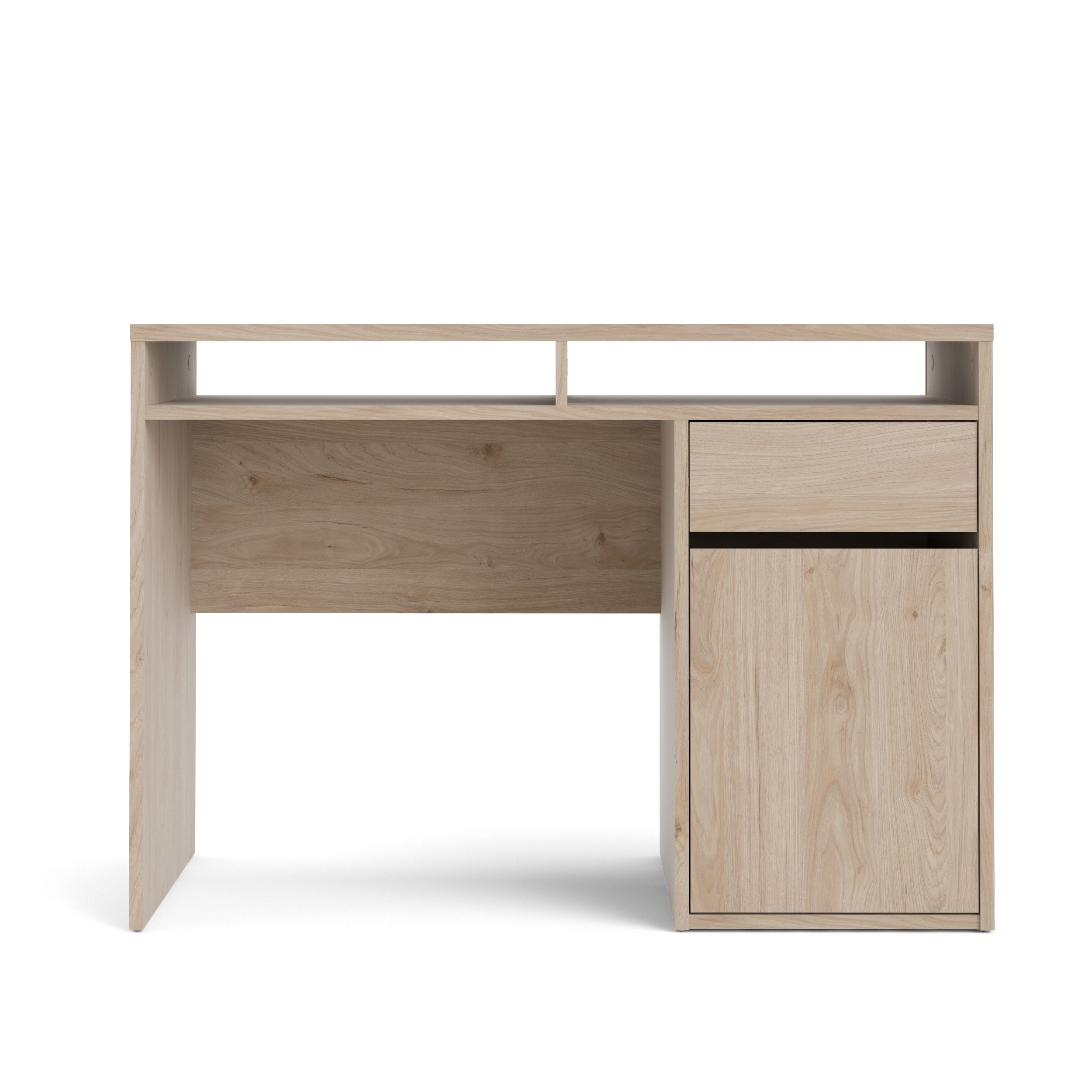 Tvilum Function Plus Skrivebord Låge Skuffe Rum Natur Folie Spånplade 110 2x48