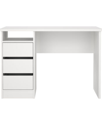 Tvilum Function Plus Skrivebord       Rum Og   Skuffer Hvid Træ  110x48