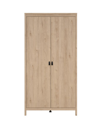 Tvilum Madrid Garderobeskab       Låger    Bøjlestang Og   Hylder Jackson Hickory Træ