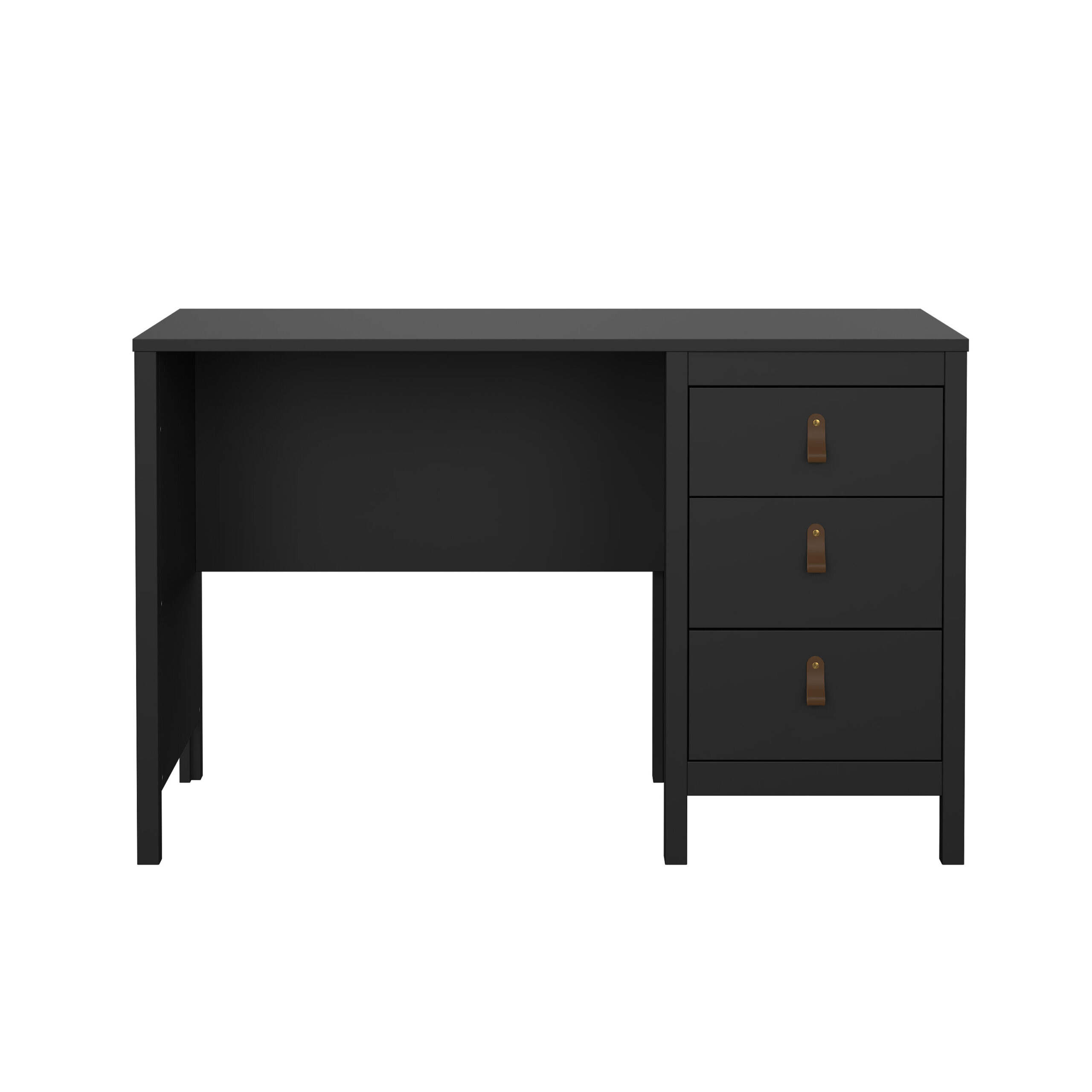 Tvilum Madrid Skrivebord Skuffer Matsort Træ 120 4x48
