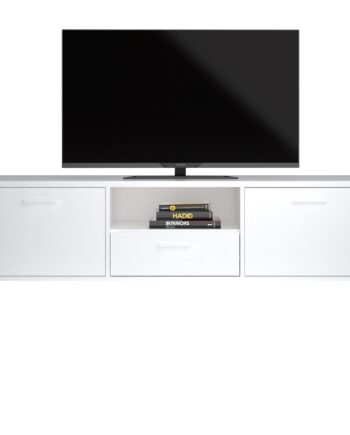 Tvilum Media Tv-bord       Låger Og   Skuffe Hvid Folie Spånplade  147 2x39