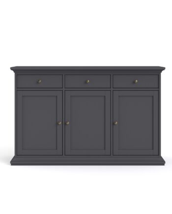 Tvilum Paris Skænk   Låger     Skuffer Parcelmatt Grey Matt Grey