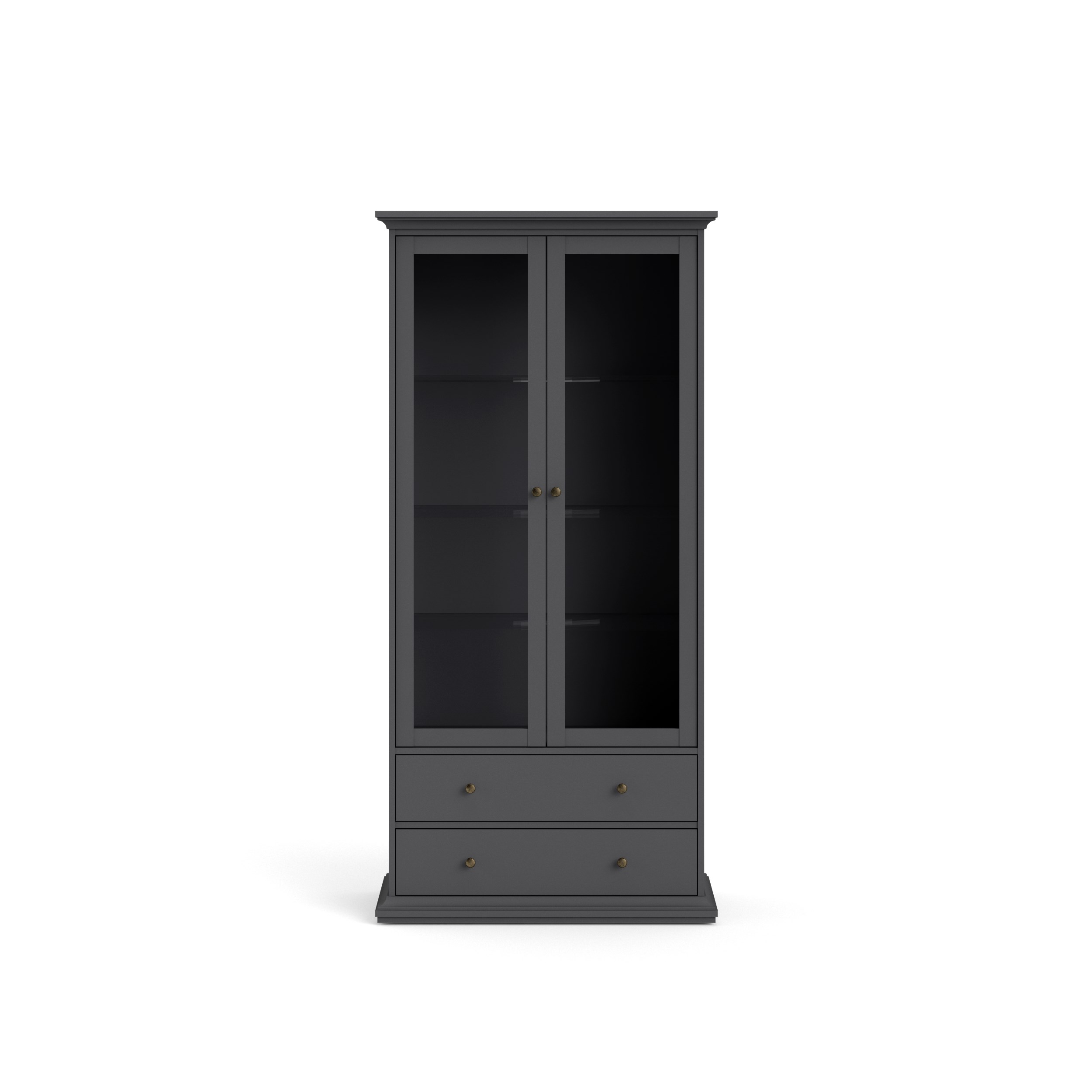 Tvilum Paris Vitrine Parcelmatt Grey Matt Grey