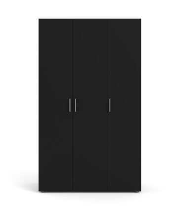 Tvilum Pepe Garderobeskab   Lågerr Parcelmatt Black Matt Black