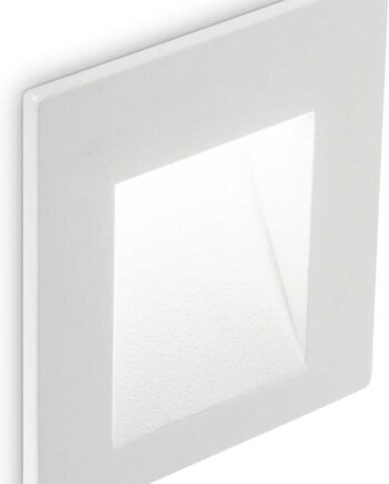 Udendørs Indbygningslampe Ideal Lux Bit Hvid Aluminium Led Ip65
