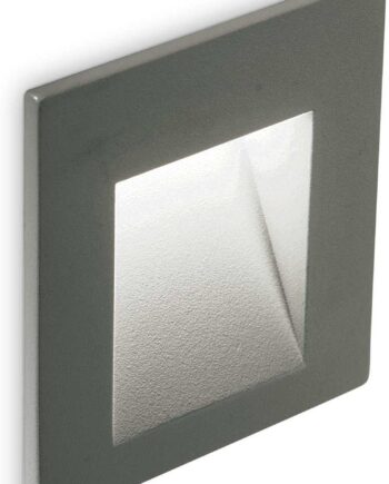Udendørs Indbygningslampe Ideal Lux Bit Led 2w Ip65 Antracit 3000k 215 Lm