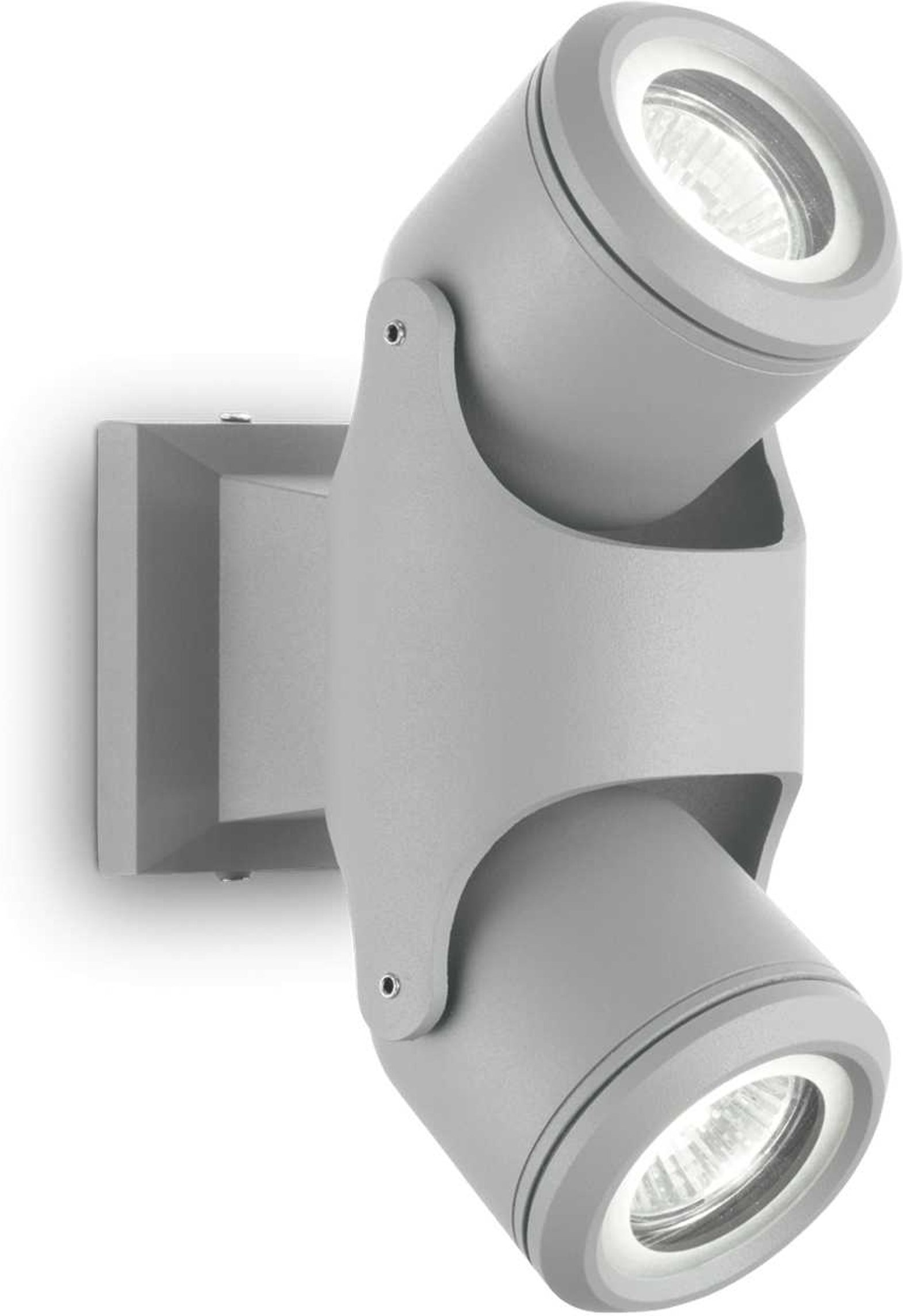 Udendørs Loftslampe Ideal Lux Xeno Grå Aluminium Ip44 2xgu10