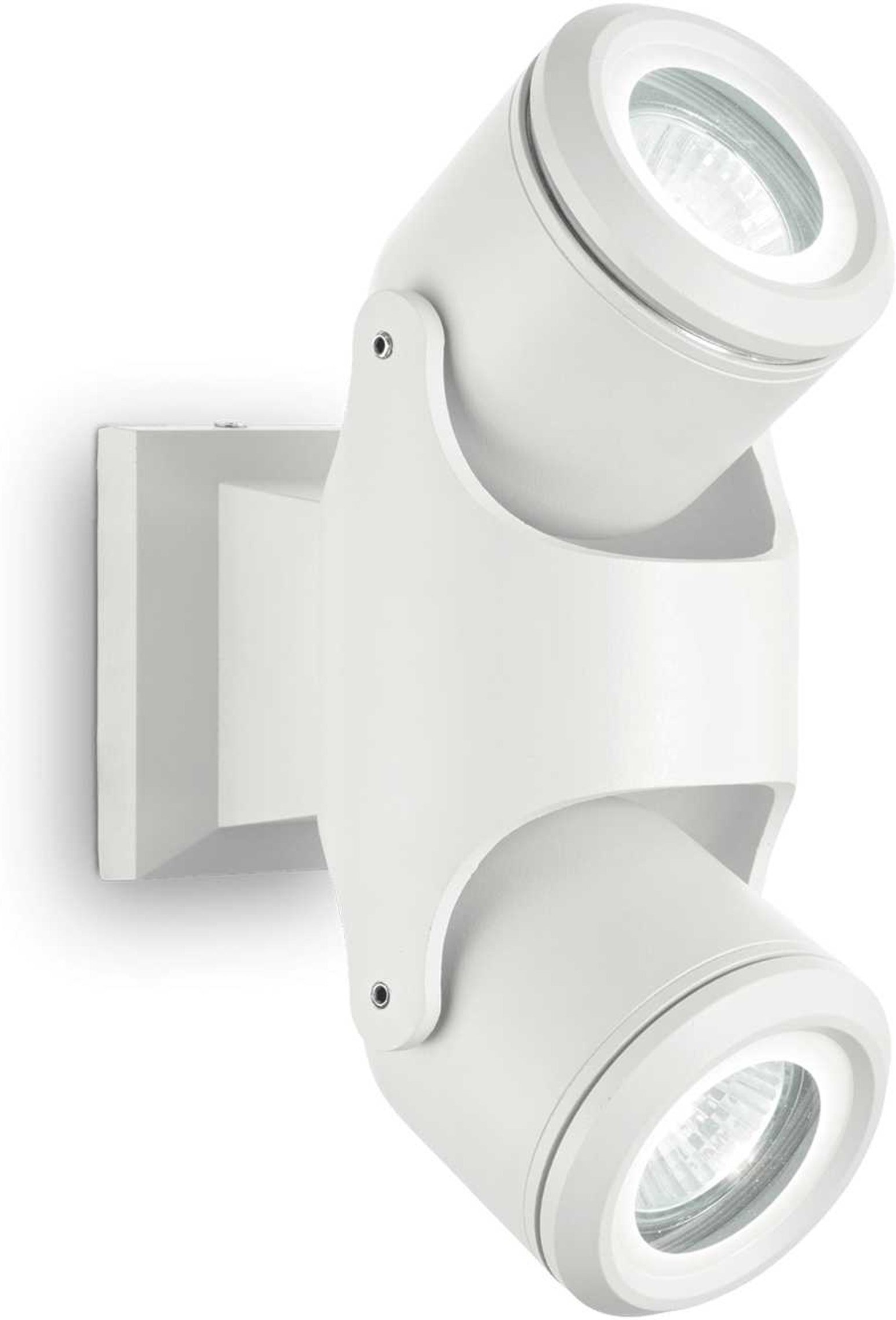 Udendørs Loftslampe Ideal Lux Xeno   Hvid Ip44 Med Justerbare Glasdiffusorer     Gu10