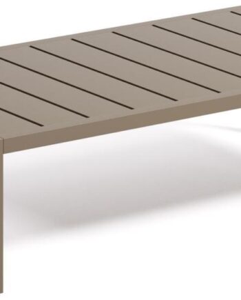 Udendørs Sofabord Kave Home Comova Aluminium Grøn 114   60   30 Cm