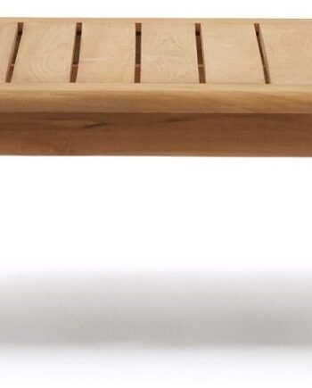 Udendørs Sofabord Kave Home Portitxol Kaffebord Natur Teak 80x80 Cm