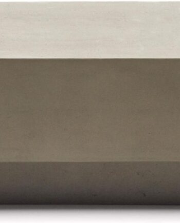 Udendørs Sofabord Kave Home Rustella Cement 80x60x30 Cm
