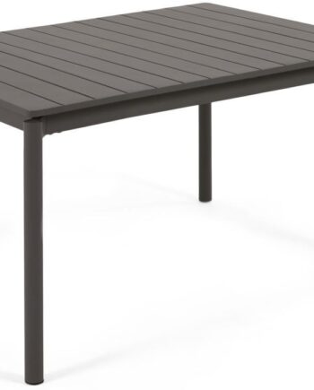 Udendørs Spise- Havebord Med Udtræk Kave Home Zaltana 140-200 Cm Grå Aluminium