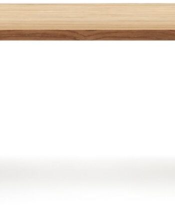 Udendørs Spisebord Kave Home Canadell   Massiv Genanvendt Teak Natur 180x90 Cm