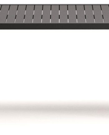 Udendørs Spisebord Kave Home Culip Aluminium Grå 220x100x75 Cm Til   Personer