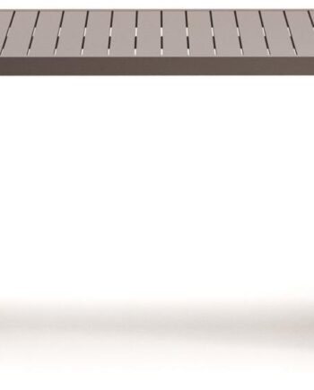 Udendørs Spisebord Kave Home Culip Brun Aluminium 180x90 Cm Moderne Nordisk