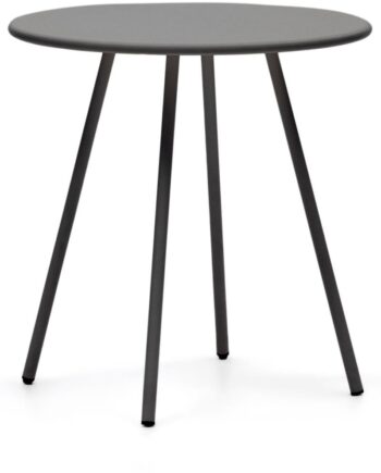 Udendørs Spisebord Kave Home Montjoi 70   70 Cm Grå Stål