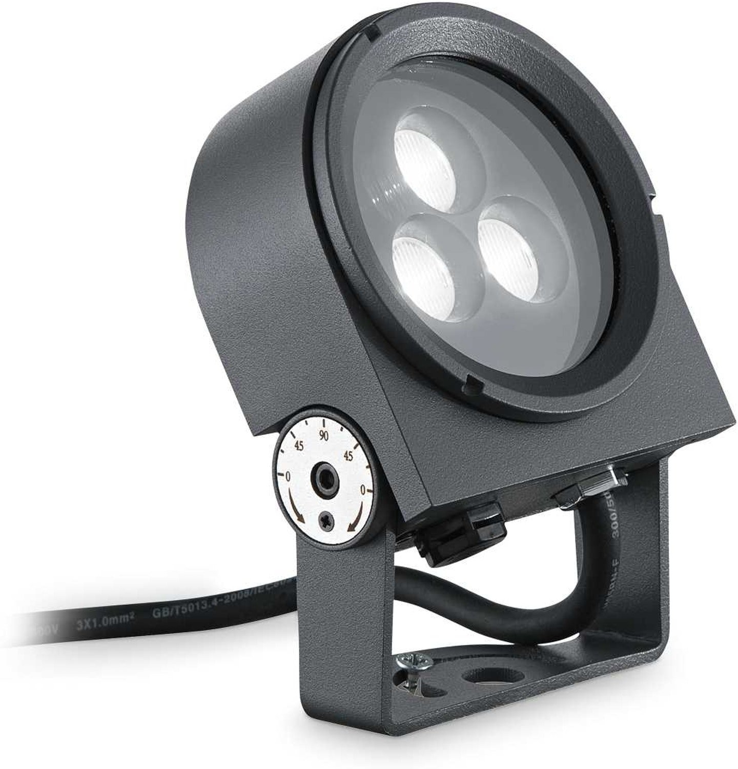 Udendørs Spotlight Ideal Lux Ulex Antracit Ip65 Led-projektor   5w 640 Lm